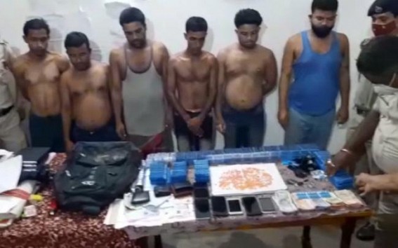6 Drug Smugglers Arrested by Police in Unakoti Dist with Yaba Tablets, Brown Sugar, Tablets 