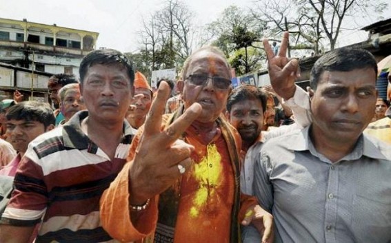 Tripura Lawmaker asked BJP Workers to 'Break the Bones' of Govt Employees if Raise Demand : Claimed 'Over 60 Employees already were beaten up by Yuva Morcha only in Dharmanagar'