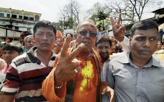 Tripura Lawmaker asked BJP Workers to 'Break the Bones' of Govt Employees if Raise Demand : Claimed 'Over 60 Employees already were beaten up by Yuva Morcha only in Dharmanagar' Tripura Lawmaker asked BJP Workers to 'Break the Bones' of Govt Employees if Raise Demand : Claimed 'Over 60 Employees already were beaten up by Yuva Morcha only in Dharmanagar'