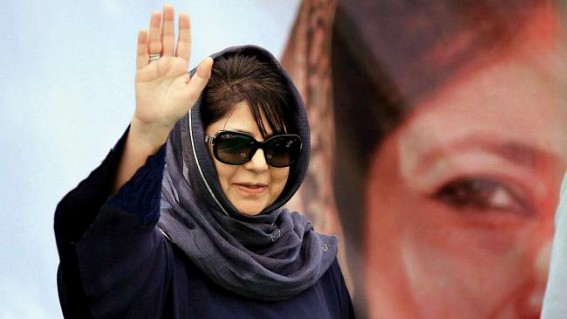 Mehbooba writes to PM Modi over arrest of Kashmiri students