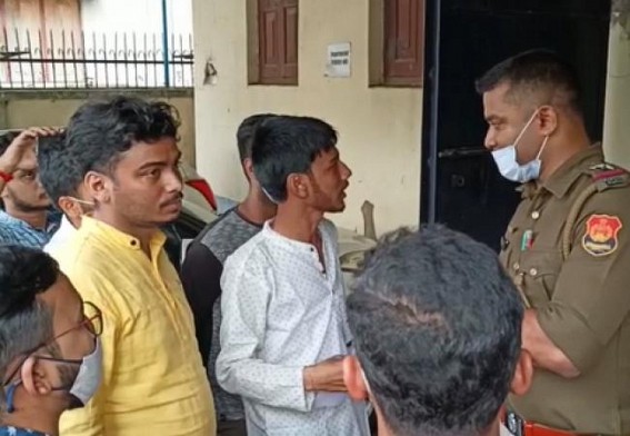 NSUI gheraoed OBC Welfare Dept Office over Pending Scholarships NSUI gheraoed OBC Welfare Dept Office over Pending Scholarships