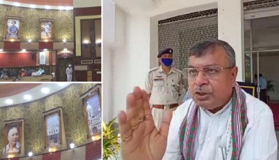 'Why Only Dasarath Deb and Indira Gandhi's Photos ?' BJP Minister Ratanlal Nath demands Biplab Deb, PM Modi's photos in ADC Council Hall 'Why Only Dasarath Deb and Indira Gandhi's Photos ?' BJP Minister Ratanlal Nath demands Biplab Deb, PM Modi's photos in ADC Council Hall