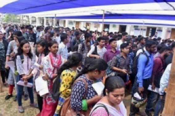 Unemployment problems soars High in Tripura : BJP Fails to keep its promise on 50,000 Govt Jobs in 1-Year : Missed Call Job Promise turns biggest JUMLA 