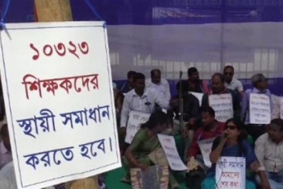 No Solution of 10323 Teachers' Problems in Tripura : BJP Govt took a 360 Degree Turn from Pre-Election Promises No Solution of 10323 Teachers' Problems in Tripura : BJP Govt took a 360 Degree Turn from Pre-Election Promises