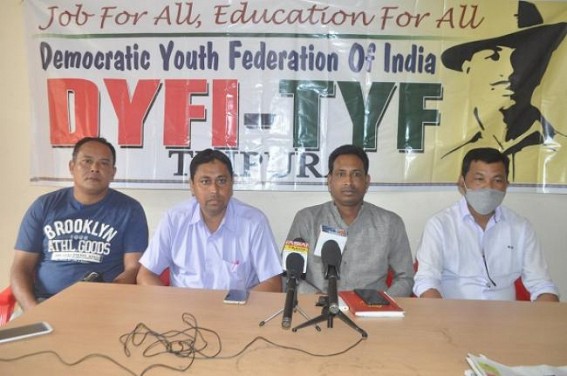 'Outsourcing Job Recruitment will have no Reservation, no Job Security' : DYFI, TYF to protest on March 13, 14 against Privatization of Recruitment 'Outsourcing Job Recruitment will have no Reservation, no Job Security' : DYFI, TYF to protest on March 13, 14 against Privatization of Recruitment