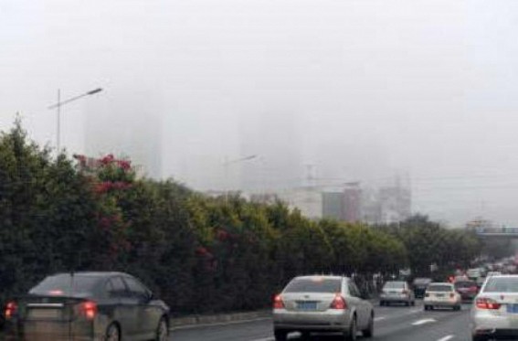 China issues alert for heavy fog China issues alert for heavy fog