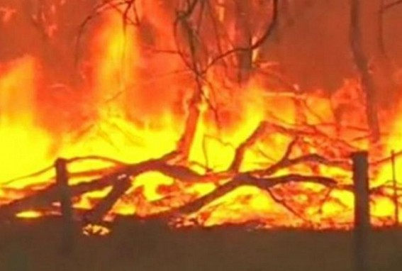 Bushfire rages in Western Australia