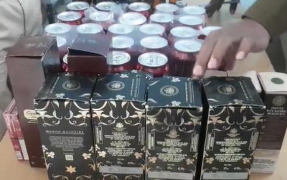 Foreign Liquors Seized by Police in Fatikchara, Mohanpur : 1 Arrested 