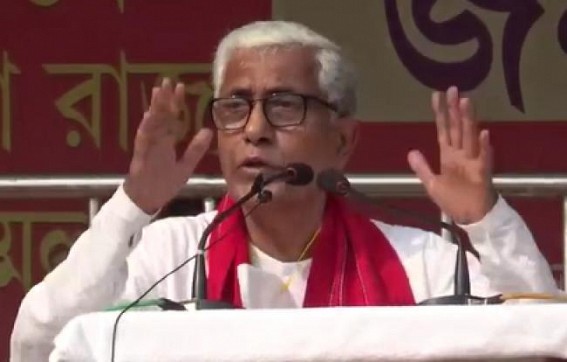 ‘Tripura High Court’s Decision in 10323 Teachers’ Case was Destructive, and RSS played Intrigue in Supreme Court’, alleged Manik Sarkar in Astabal Rally 