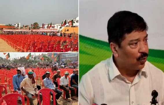 Sudip Roy Barman mocks Union Home Minister Amit Shah’s Flop programme at Astabal Stadium, says, 'In Tripura’s political History if any ruling party’s gathering turned a big flop, then it was Amit Shah's programme'