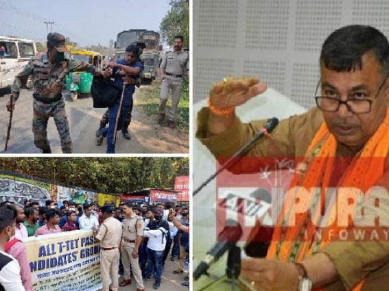 Amid massive Teachers’ Crisis in Tripura Schools, Tripura BJP Govt least bothered to Restrain the Rising Unemployment Numbers among TET qualifiers  