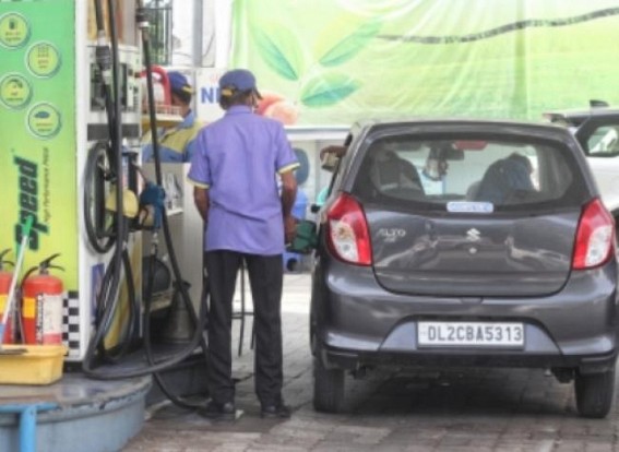 Petrol prices up again; rise by Rs 7.2 per litre in 12 days Petrol prices up again; rise by Rs 7.2 per litre in 12 days