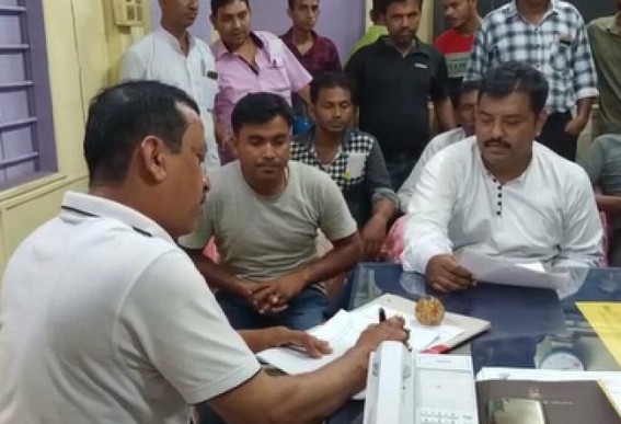 CPI-M demands immediate Road Repairing works in Kailashahar CPI-M demands immediate Road Repairing works in Kailashahar