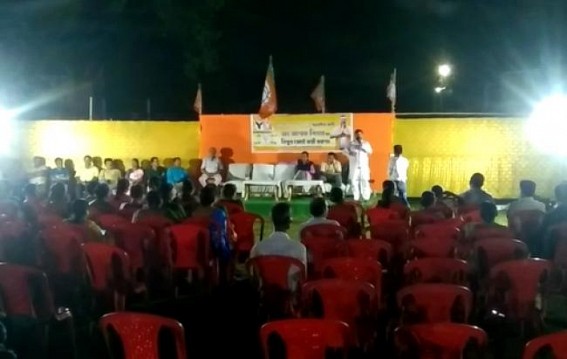 BJP’s Empty Chair Campaigning in Agartala-6 Constituency