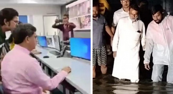‘Stop Drama ! Instead of Watching Water-Level from Control room, Resolve Water Logging Problems’ : Says Congress, Demand Investigation in 1000 Crore SMART City Project Fund Uses ‘Stop Drama ! Instead of Watching Water-Level from Control room, Resolve Water Logging Problems’ : Says Congress, Demand Investigation in 1000 Crore SMART City Project Fund Uses