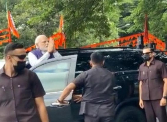 B'luru civic agency draws flak as roads wither soon after Rs 23 cr repair work ahead of PM's visit B'luru civic agency draws flak as roads wither soon after Rs 23 cr repair work ahead of PM's visit