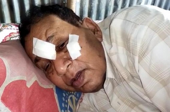 CPI-M Families were Attacked by BJP goons in Agartala Ram Nagar area CPI-M Families were Attacked by BJP goons in Agartala Ram Nagar area