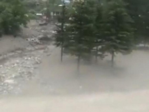 At least 4 washed away in Himachal cloudburst At least 4 washed away in Himachal cloudburst