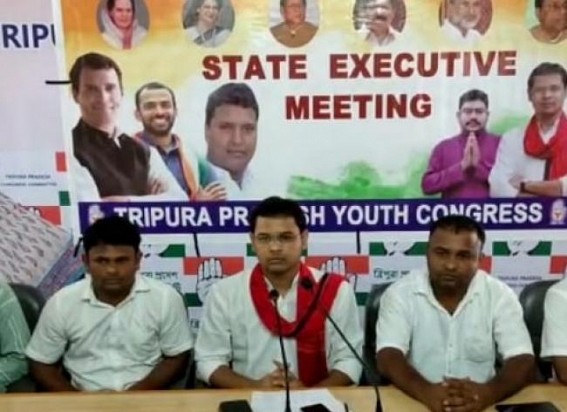 Almost 4.5 Years have passed but BJP Govt is not thinking for Unemployed Youths: Congress will hold a Rally for 3 long days raising Tripura’s burning ‘Unemployment’ issue Almost 4.5 Years have passed but BJP Govt is not thinking for Unemployed Youths: Congress will hold a Rally for 3 long days raising Tripura’s burning ‘Unemployment’ issue