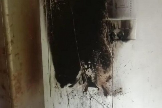 Fire broke out in Amarpur SDM Office on Friday : Important Documents had burnt Fire broke out in Amarpur SDM Office on Friday : Important Documents had burnt