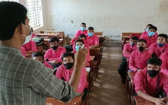 Covid-19 : Masks have been made mandatory in Tripura Schools Covid-19 : Masks have been made mandatory in Tripura Schools