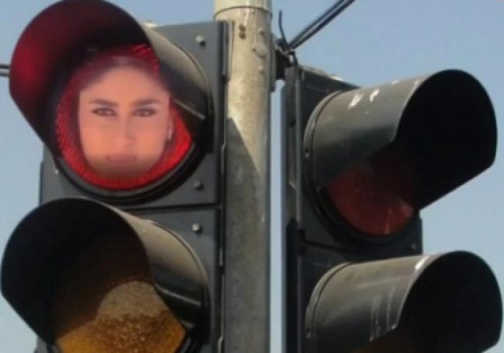Delhi Police turn to Kareena's 'Poo' role to warn about jumping red lights