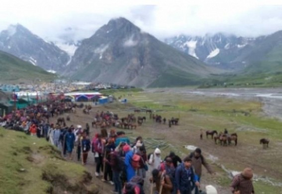 Over 2.19L perform ongoing Amarnath Yatra in 21 days