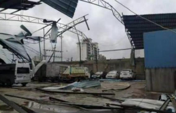 Tornado leaves one dead, 25 injured in China