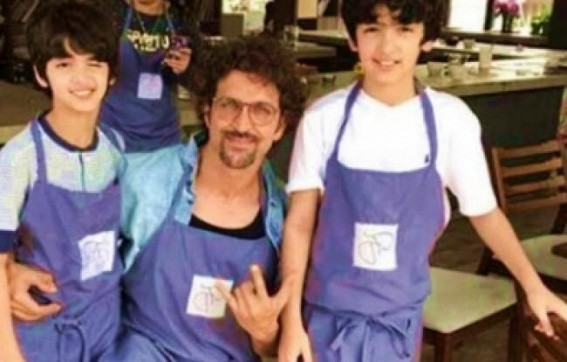 Hrithik motivates son Hridaan to overcome fear of heights in video