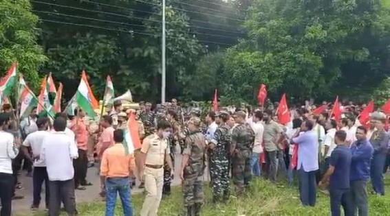 ‘BJP Goons started using National Flags to continue Hooliganism’: CPI-M says as CPI-M’s Rally was Stopped by BJP in Presence of Police in Khowai
