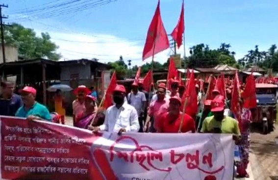CPI-M held rally in Khowai raising various demands