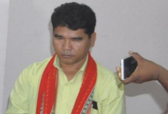 Tripura BJP Vice President Mangal Debbarma was released from Kamalpur Police Station who was caught with 450 Kg Ganja red-handed