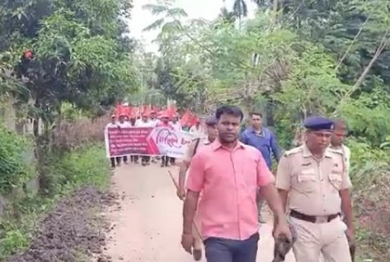 CPI-M held rally in Khowai against abnormal Price hikes