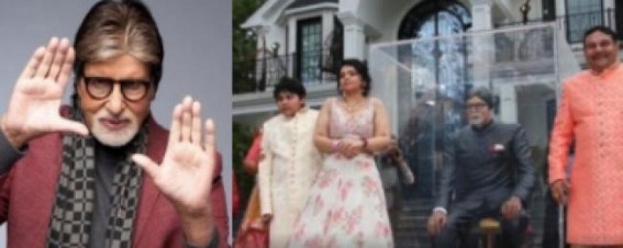 Big B fan installs actor's lifesize statue outside New Jersey home Big B fan installs actor's lifesize statue outside New Jersey home