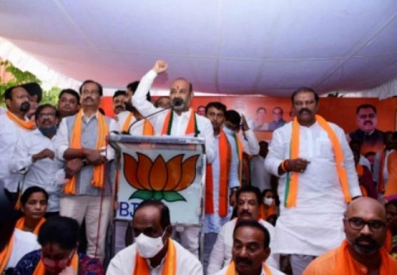 Telangana BJP chief to launch 4th phase of padyatra next week Telangana BJP chief to launch 4th phase of padyatra next week