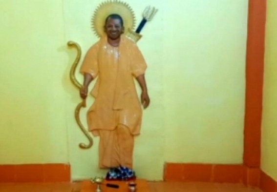 Ayodhya gets temple dedicated to Yogi Adityanath Ayodhya gets temple dedicated to Yogi Adityanath
