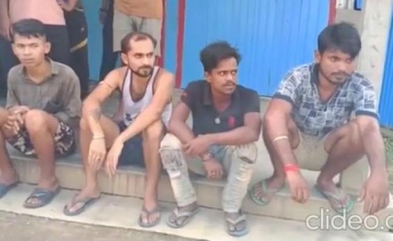 Under Nesha Mukt Tripura, the addiction towards drugs has increased: 4 youths were caught red-handed with drugs in in Maiganga area under Teliamura PS Under Nesha Mukt Tripura, the addiction towards drugs has increased: 4 youths were caught red-handed with drugs in in Maiganga area under Teliamura PS