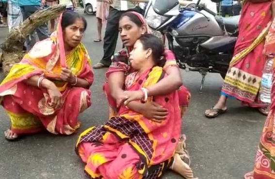 A trader gone missing mysteriously from Manpathar Bazar in Shantir Bazar, family blocked NH A trader gone missing mysteriously from Manpathar Bazar in Shantir Bazar, family blocked NH