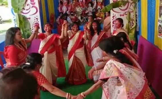 Bijoy Dashami celebrations marked the ending of Durga Puja 2022