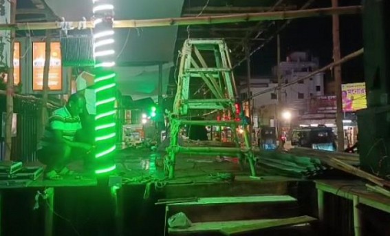 Preparations on Peak to mark official ending of Durga Puja Preparations on Peak to mark official ending of Durga Puja
