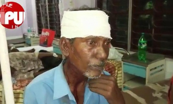 Old man was beaten up by Club members demanding Durga Puja Donation in Udaipur