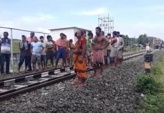 Increasing crimes in state: A demise man was kept on Railway track after murder in Ratanpur area under Belonia police station