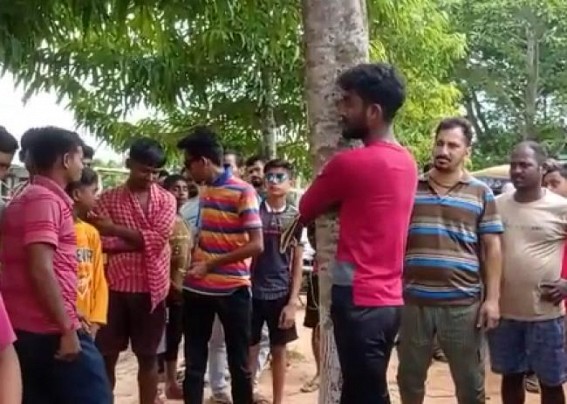 BJP leader’s son caught red handed with theft items in Kasba area BJP leader’s son caught red handed with theft items in Kasba area