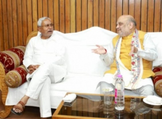 Switched alliance five times to remain in power: Amit Shah's veiled attack on Nitish Switched alliance five times to remain in power: Amit Shah's veiled attack on Nitish
