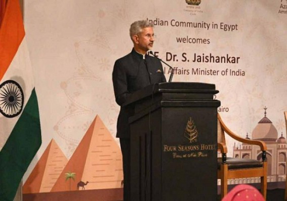 Jaishankar thanks diaspora for shaping India's image in Egypt