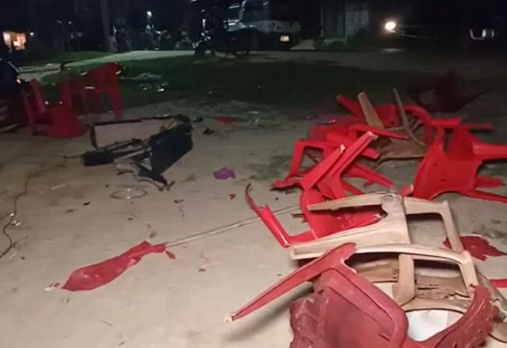 Tripura Election 2023 : Many injured including 2 Police Officials in Teliamura Tripura Election 2023 : Many injured including 2 Police Officials in Teliamura