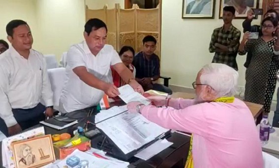 Jolt for BJP, IPFT as Ex-Minister Mebar Jamatia Resigns Jolt for BJP, IPFT as Ex-Minister Mebar Jamatia Resigns