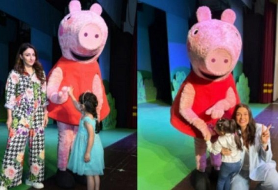 Bollywood mums join their kids to groove along with the 'Peppa Pig' family Bollywood mums join their kids to groove along with the 'Peppa Pig' family