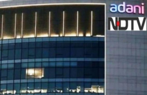 Adani takeover target NDTV scrip hits upper circuit Adani takeover target NDTV scrip hits upper circuit
