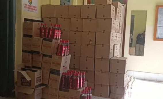 3200 Liquor Bottles Seized at Panisagar 3200 Liquor Bottles Seized at Panisagar